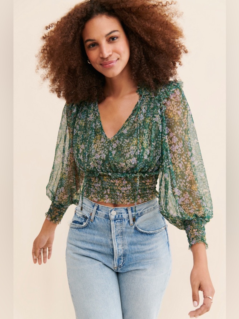 free people Twyla Print Top.